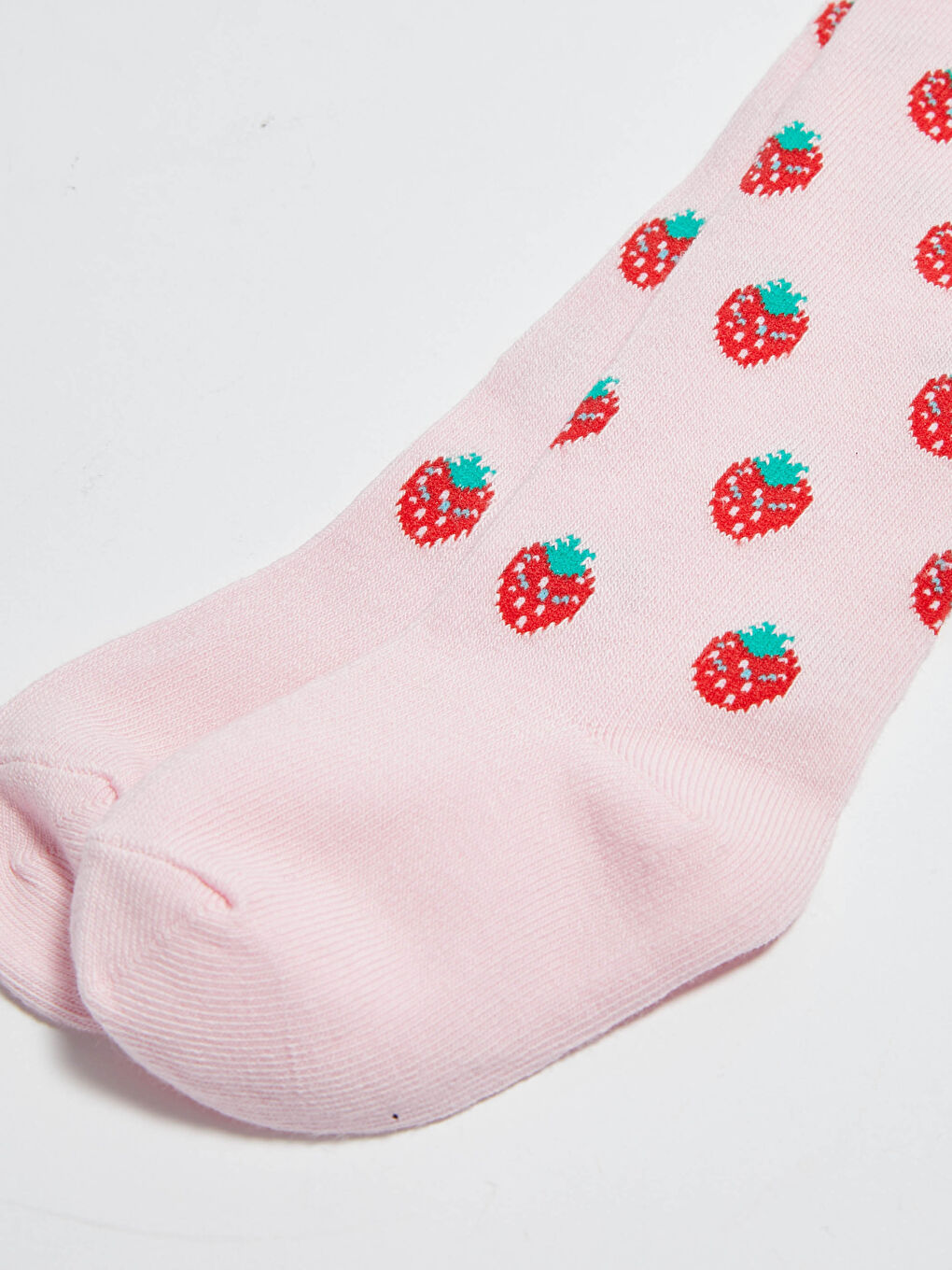 جوارب طويلة منقوشة للبنات الرضع-1