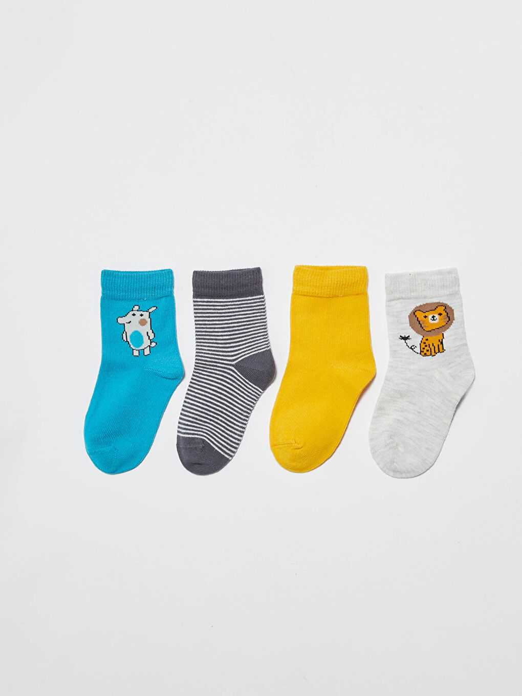 Комплект из 4 пар носков до щиколотки для мальчика-1