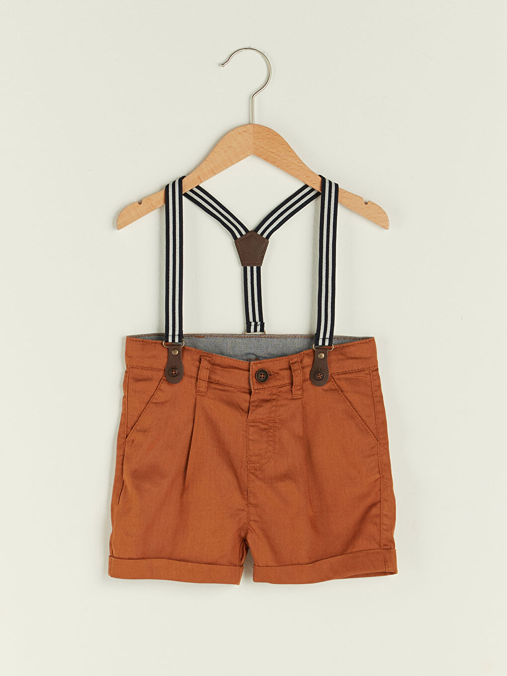LC Waikiki Basic Baby Boy Shorts and Suspenders Set of 2 -S10950Z1-KVD