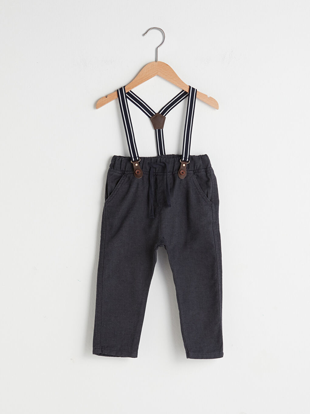 Elastic Waist Basic Baby Boy Trousers and Trousers 2 Pieces