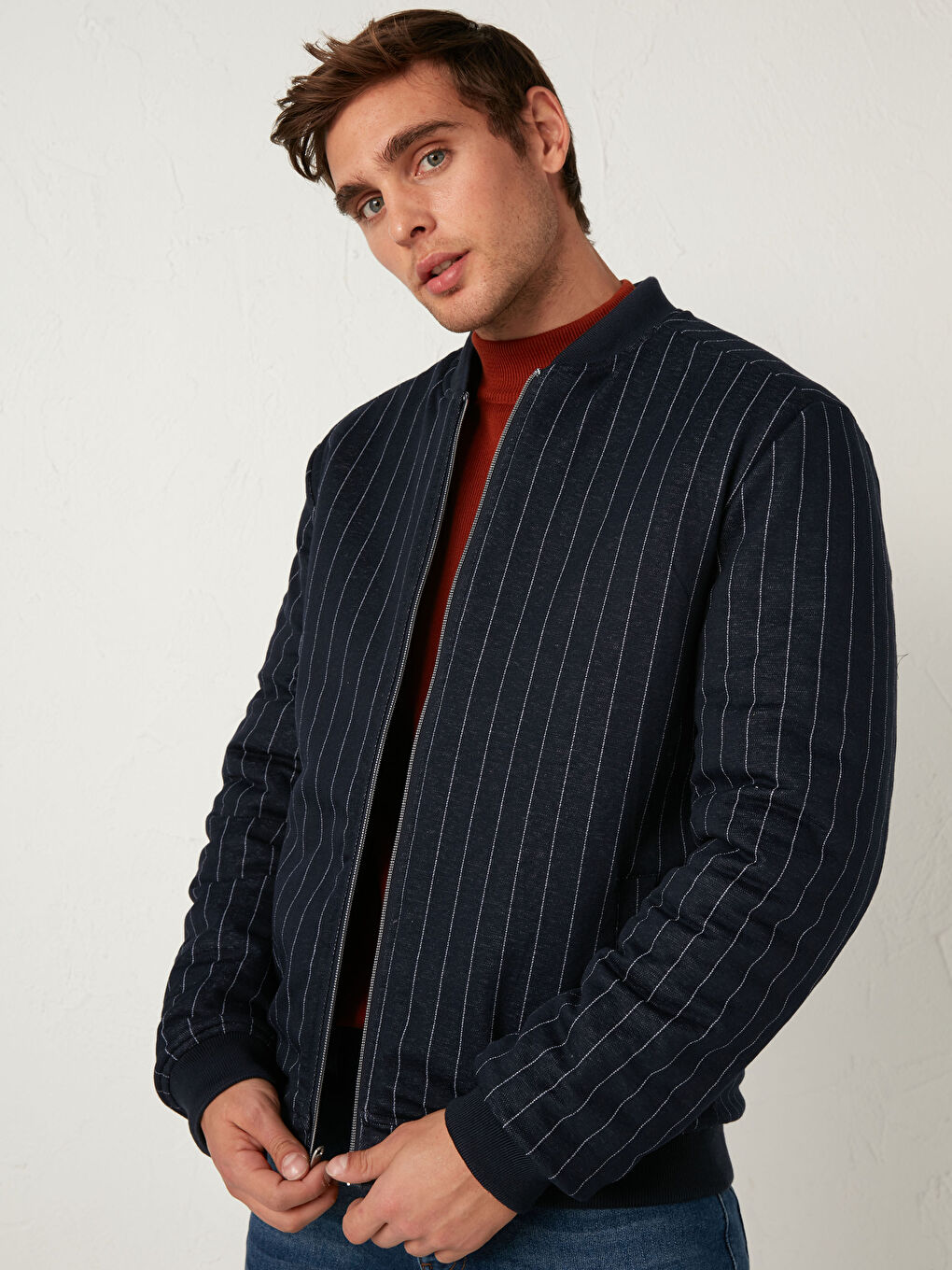 Slim fit  bomber kaput  sa koledž kragnom -S10995Z8-MVW