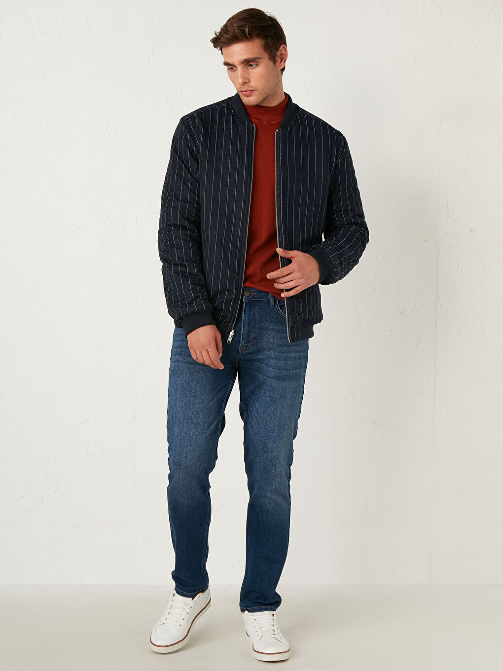Slim fit  bomber kaput  sa koledž kragnom -S10995Z8-MVW