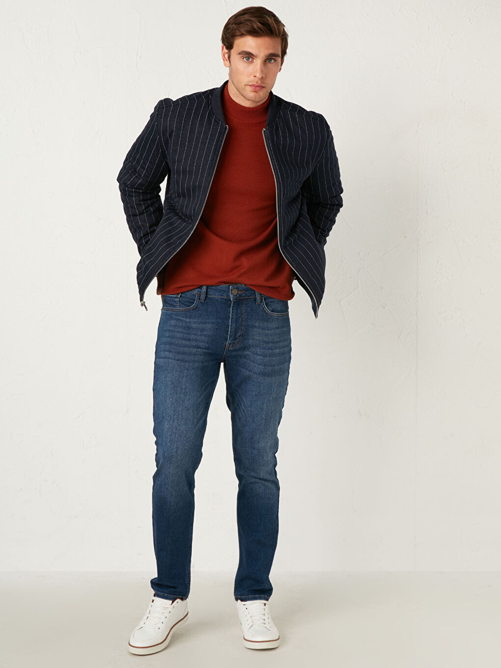Slim fit  bomber kaput  sa koledž kragnom -S10995Z8-MVW