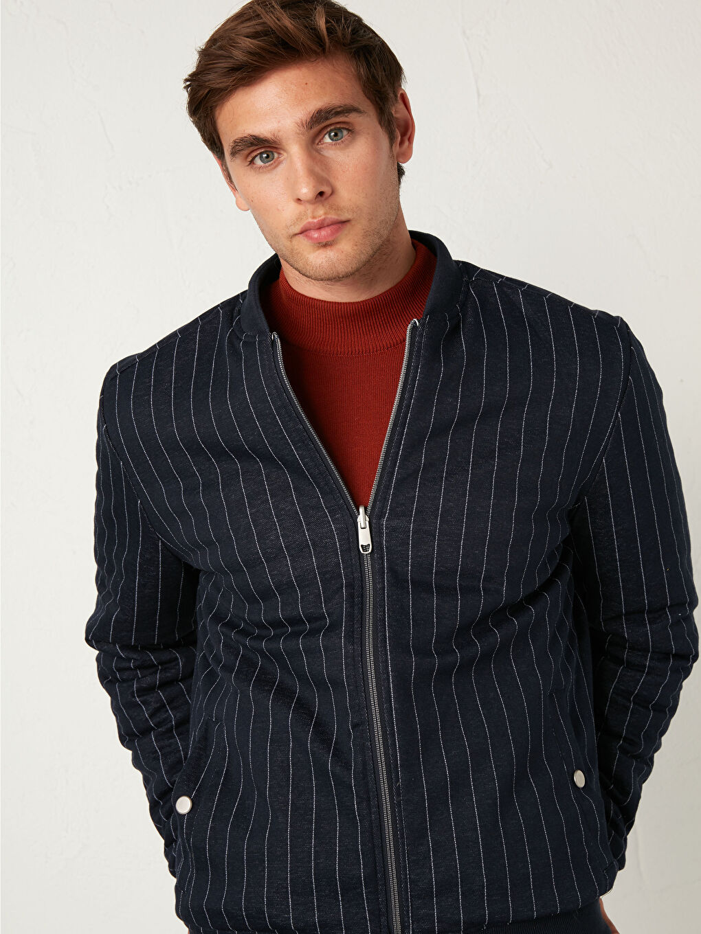 Slim fit  bomber kaput  sa koledž kragnom -S10995Z8-MVW