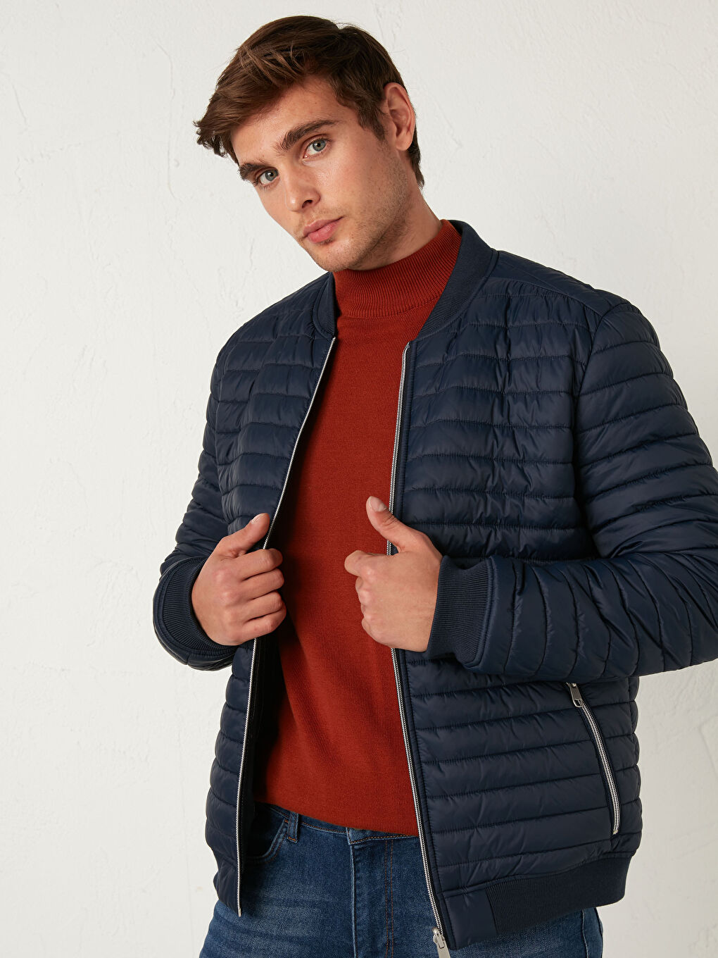 Slim fit  bomber kaput  sa koledž kragnom -S10995Z8-MVW