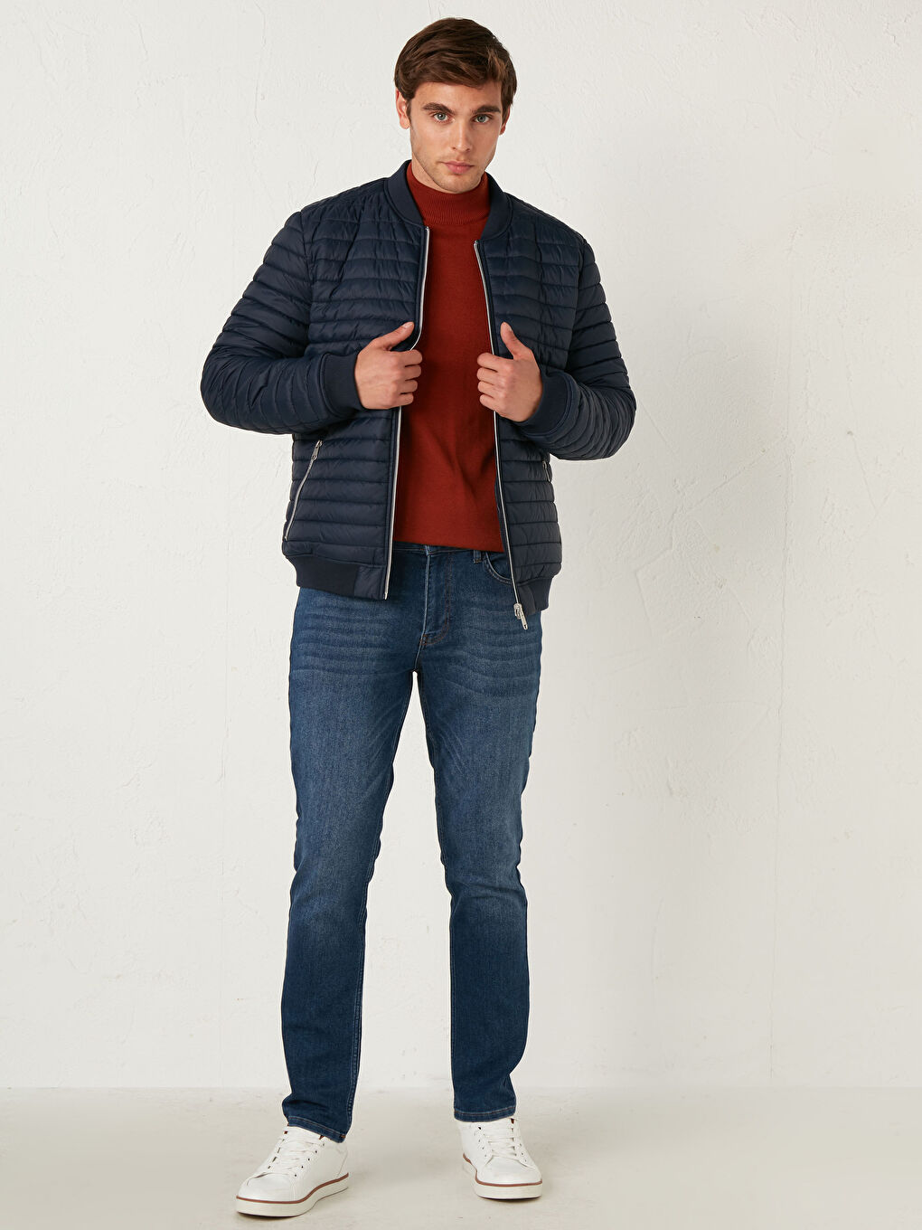 Slim fit  bomber kaput  sa koledž kragnom -S10995Z8-MVW
