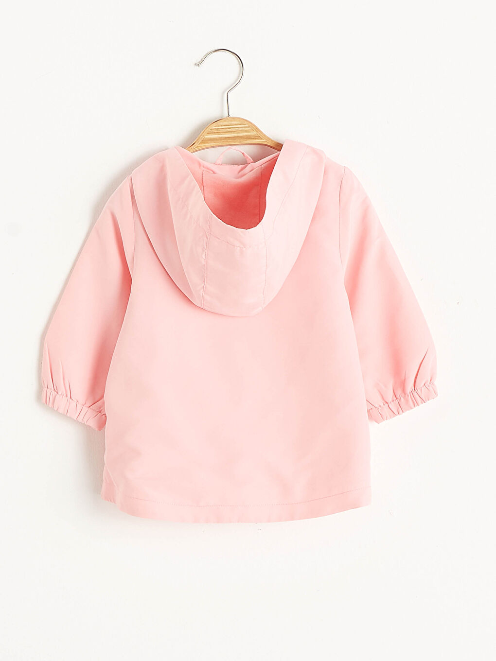 Pembe Kız Bebek Fermuarlı Mont-1