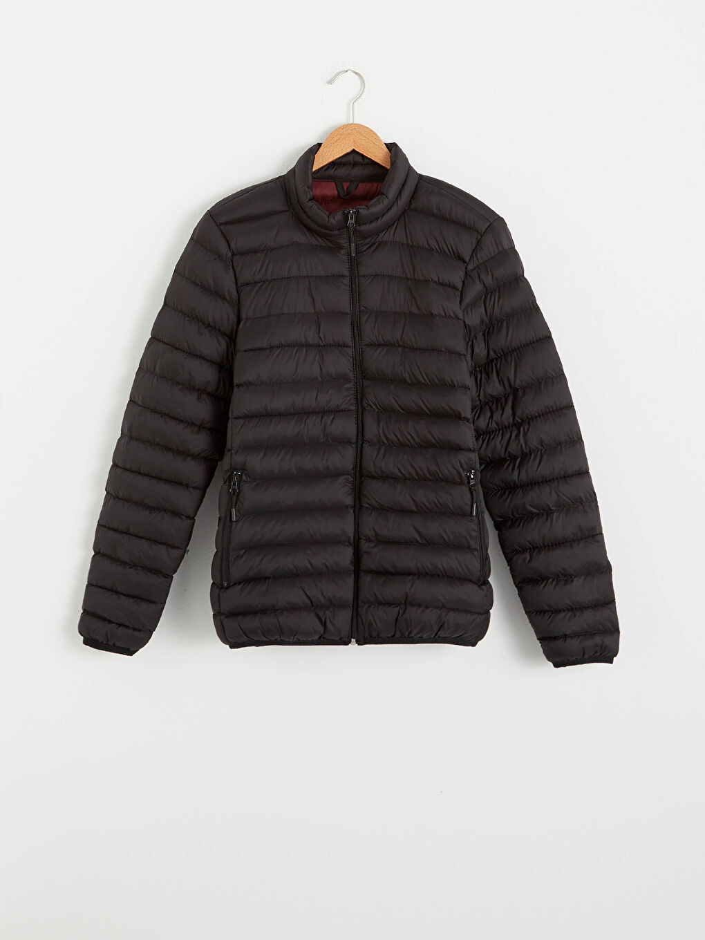 Standard Fit Funnel Neck Men's Puffer Coat-4