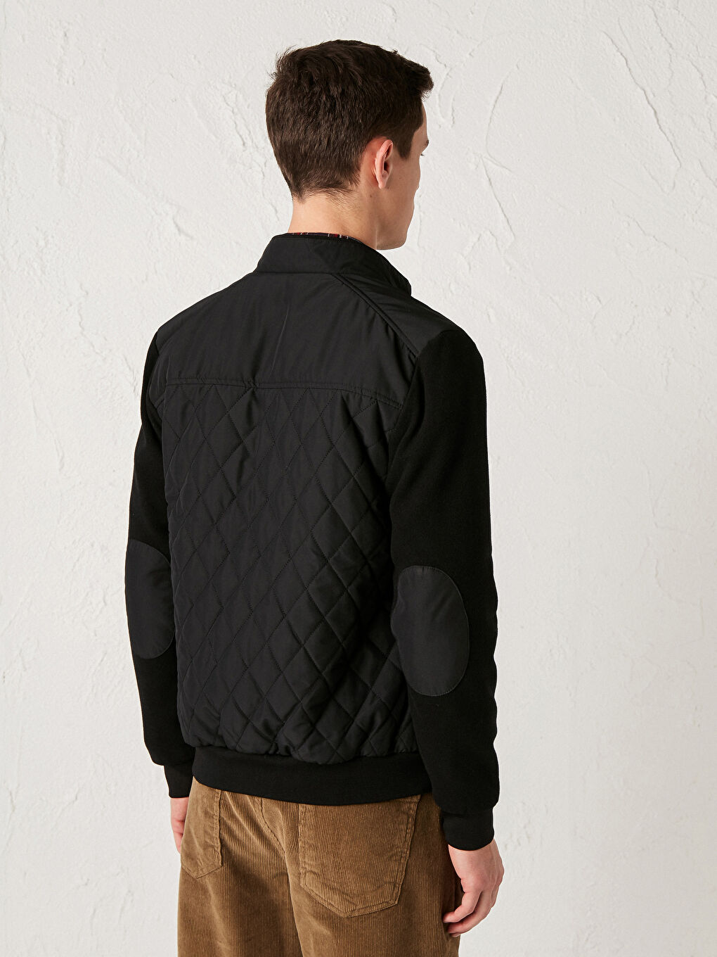 Άνετη Εφαρμογή Λαιμός Χωνί Κοντό Παλτό-3