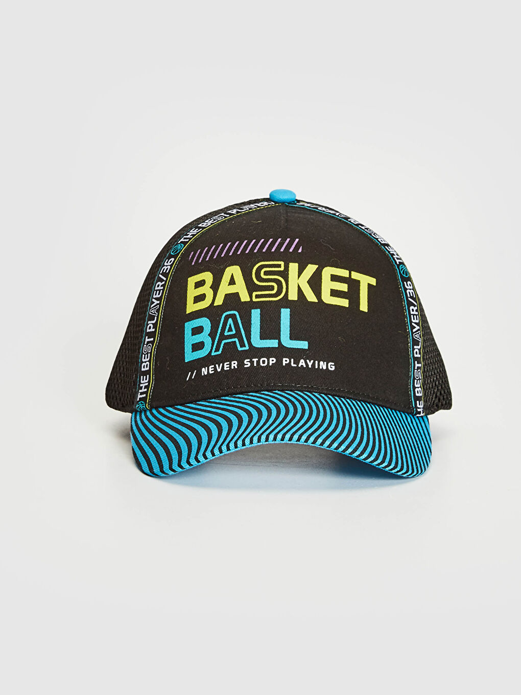 قبعة مطبوعة بالحروف-1