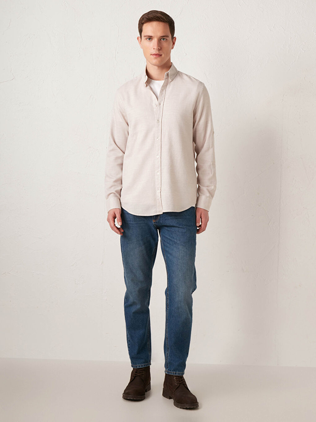 Regular Fit Long Sleeve Shirt-3