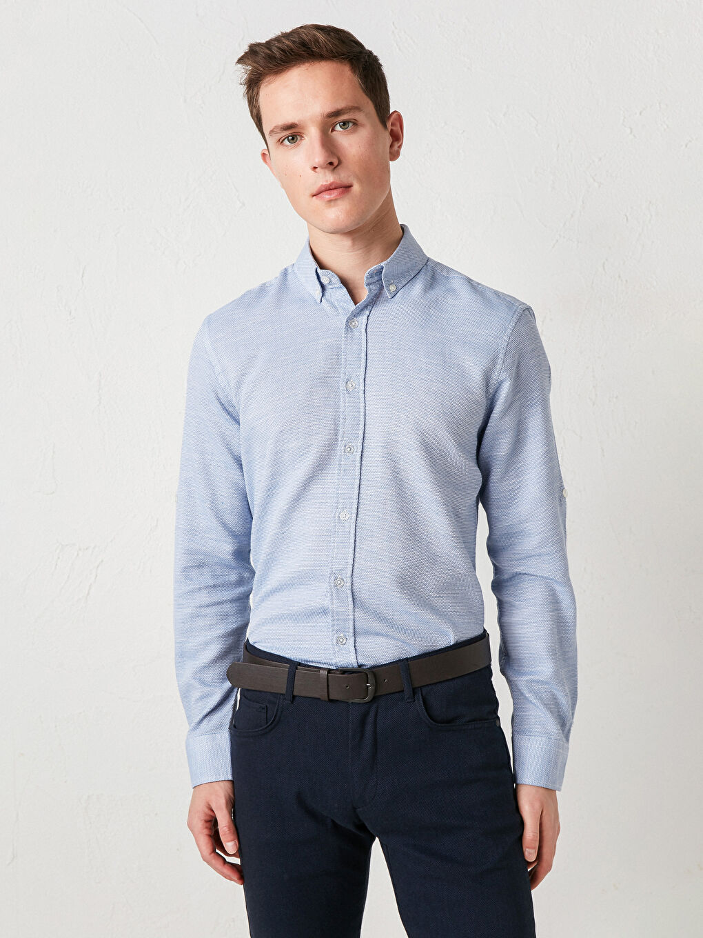 Regular Fit Long Sleeve Shirt-1