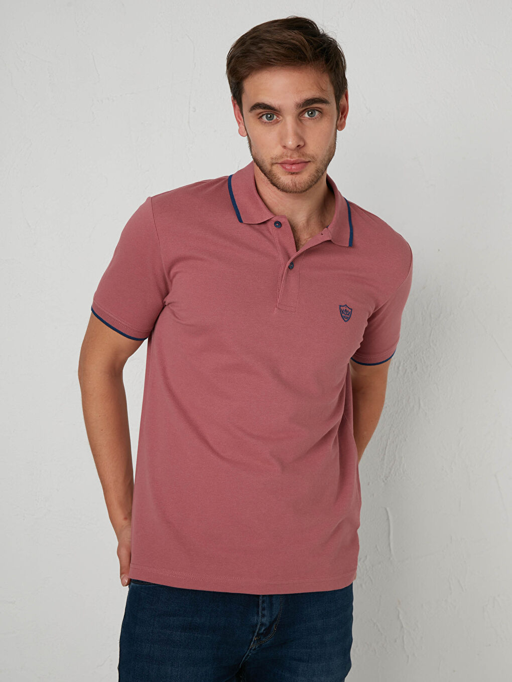 Polo majica  kratkih rukava sa rol-kragnom