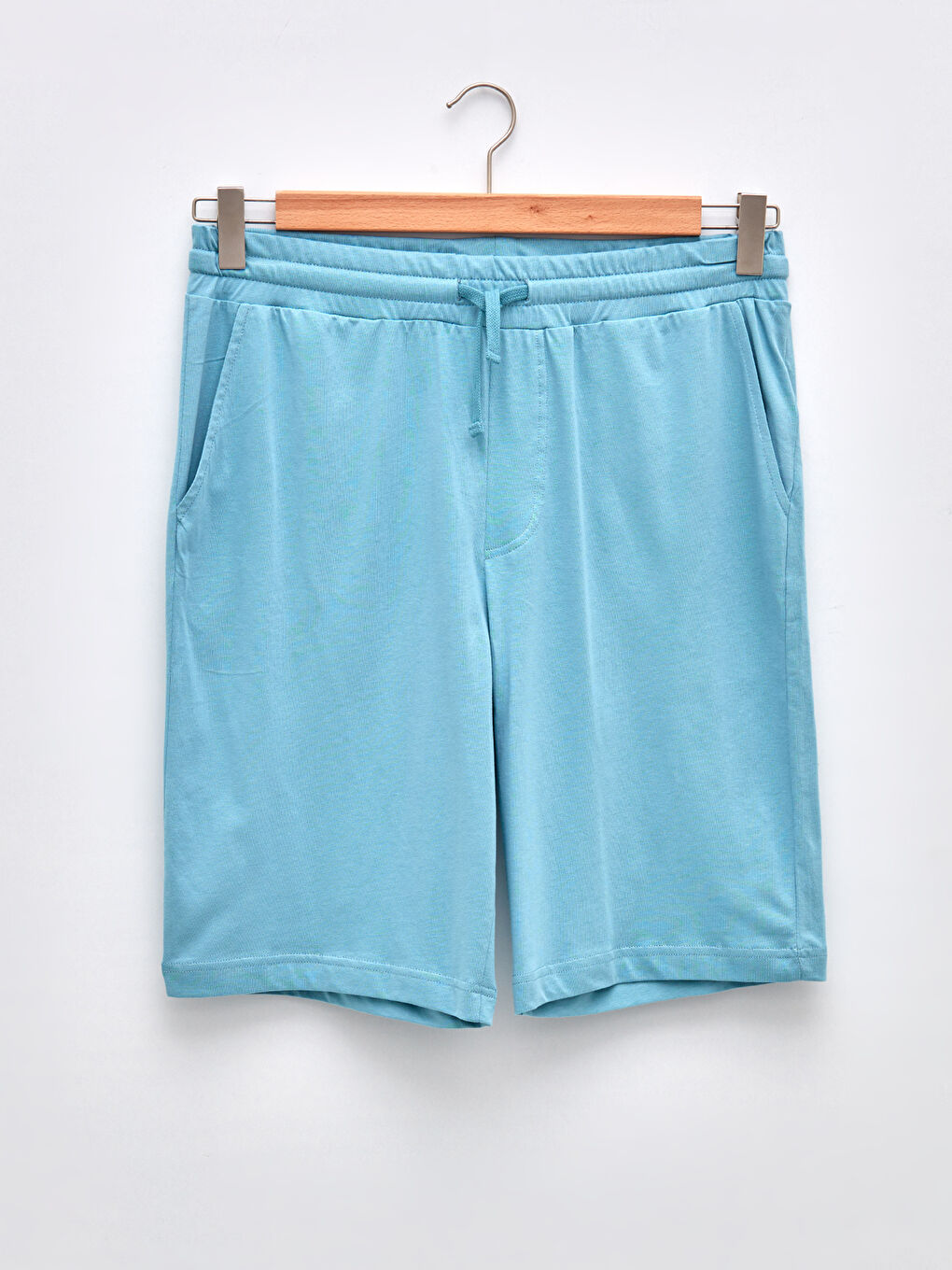 Regular Fit Men's Shorts with Elastic Waist-4