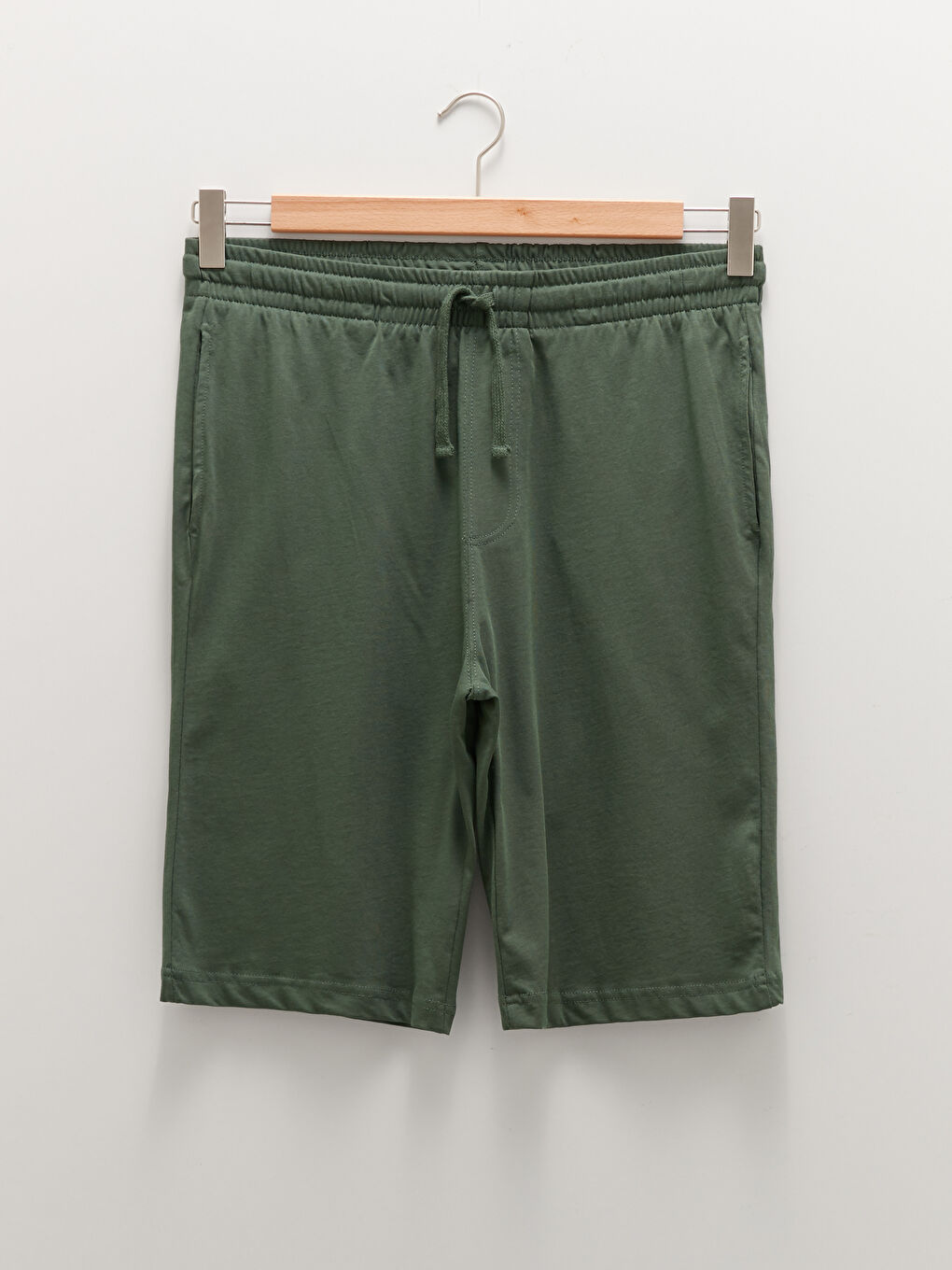 Regular Fit Men's Shorts with Elastic Waist-5