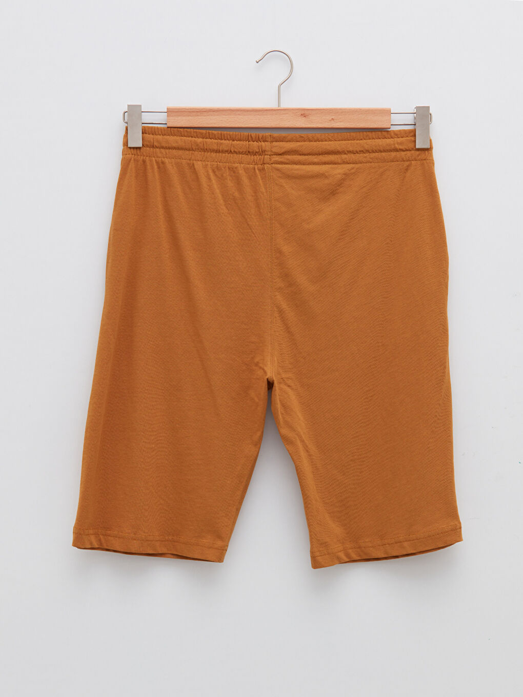 Regular Fit Men's Shorts with Elastic Waist-3