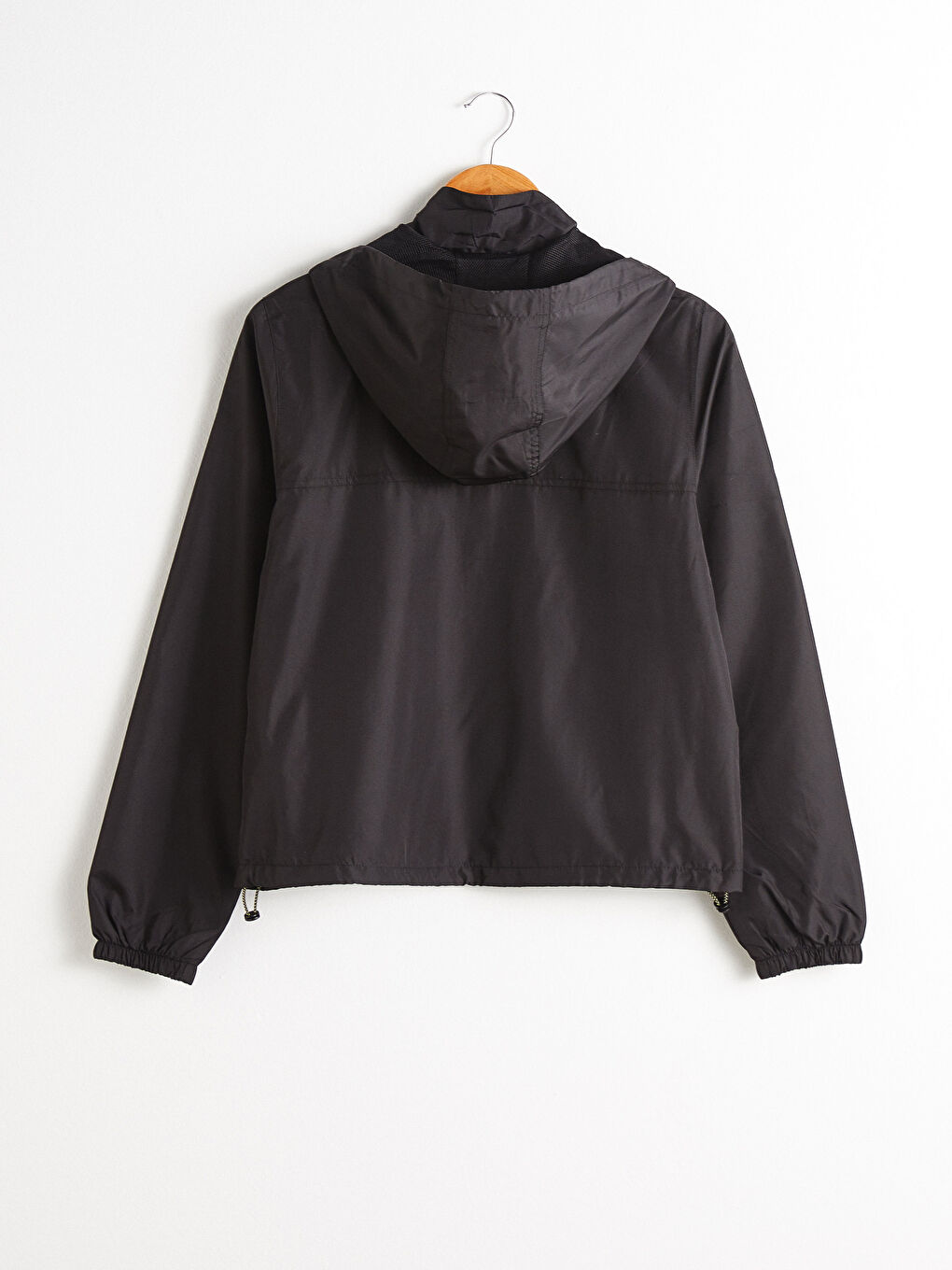 Дождевик с капюшоном и застежкой-молнией-6