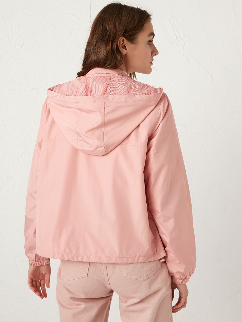 Lightweight Raincoat with Hood-5