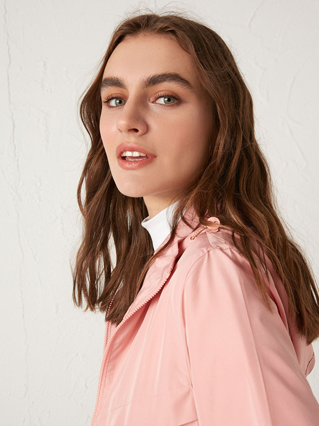 Lightweight Raincoat with Hood-1