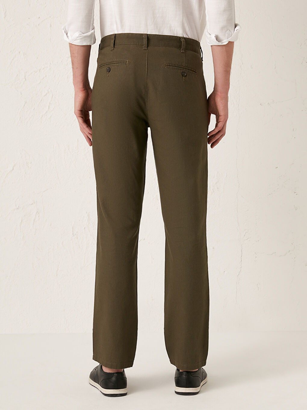 Wide Fit Men's Chino Trousers-4