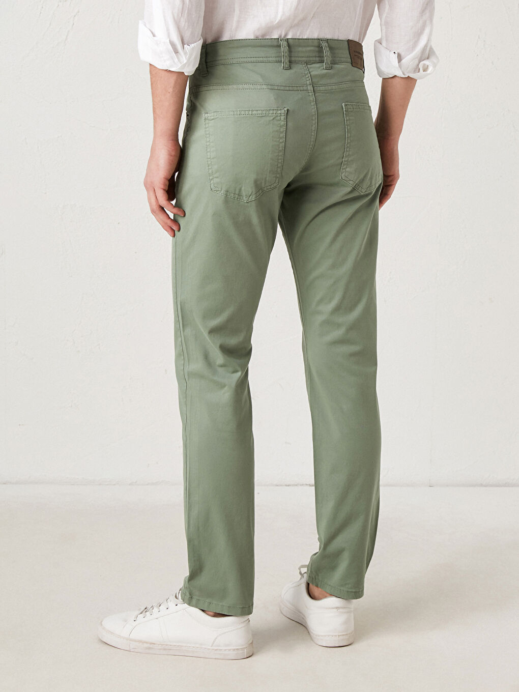 Slim Fit мъжки чино панталони-3