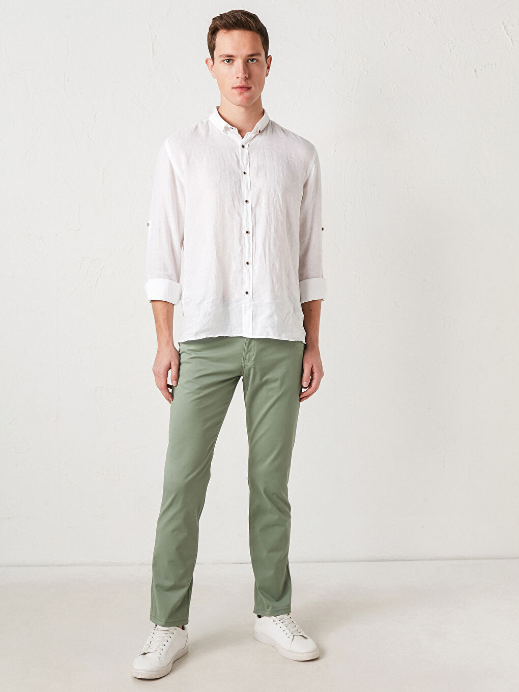 Slim Fit мъжки чино панталони