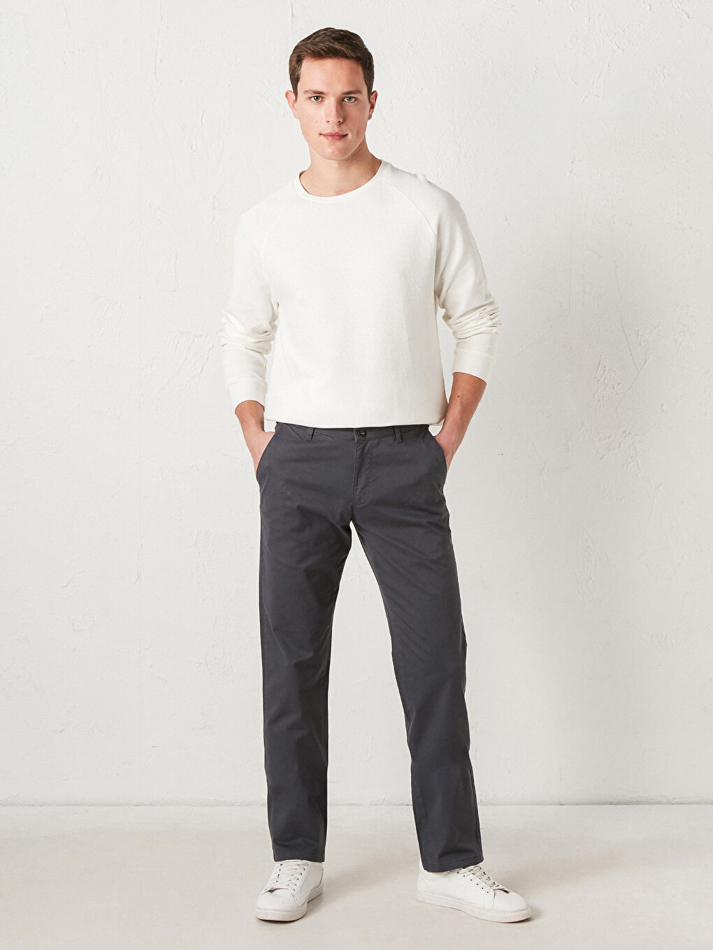 Normal Fit Chino Trousers-1