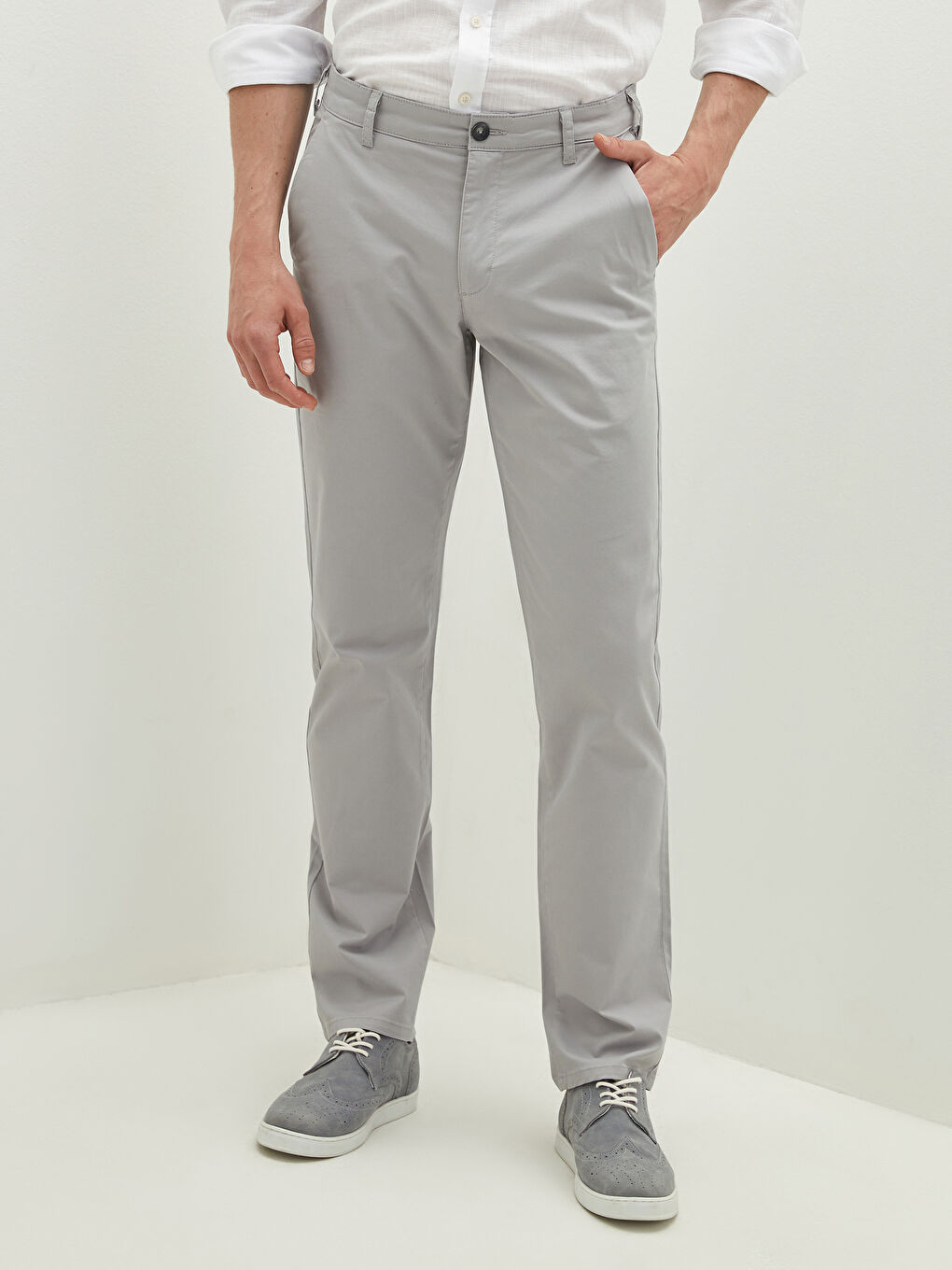 Muške Chino pantalone ravnog kroja-3