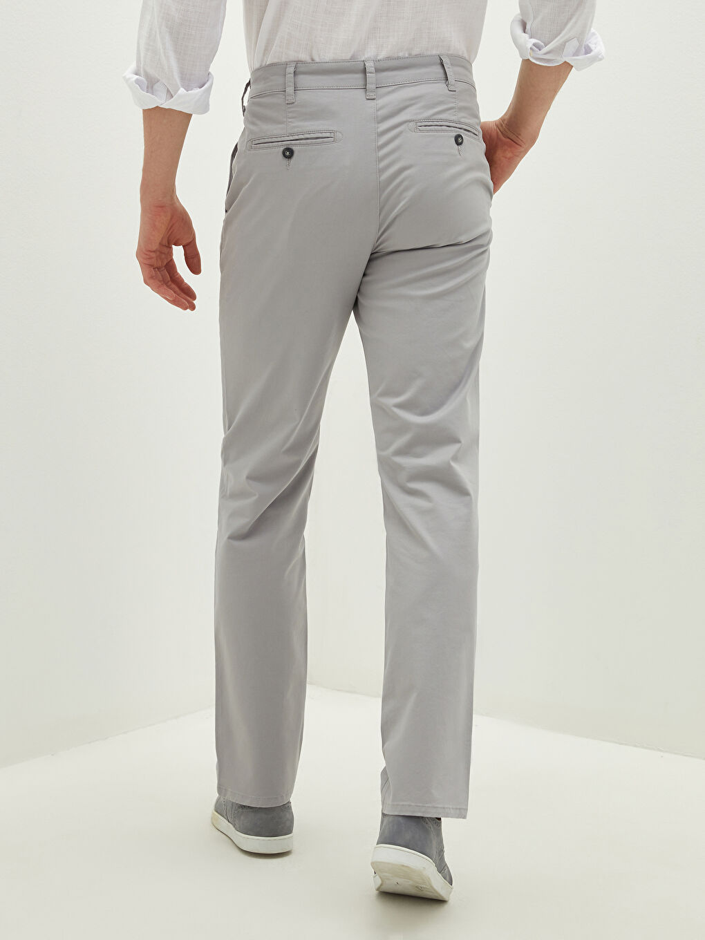 Muške Chino pantalone ravnog kroja-4