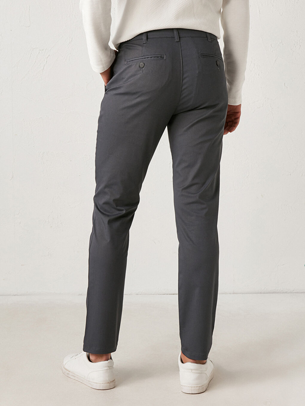 LCWAIKIKI كلاسيك پانتۆڵی چینۆ باریکەڵە -S11257Z8-JQN