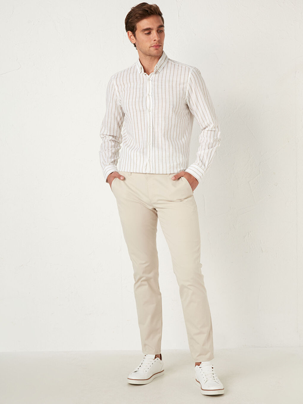 Slim Fit Chino Trousers