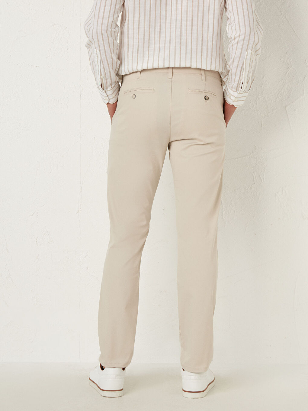 Slim Fit Chino Trousers-4