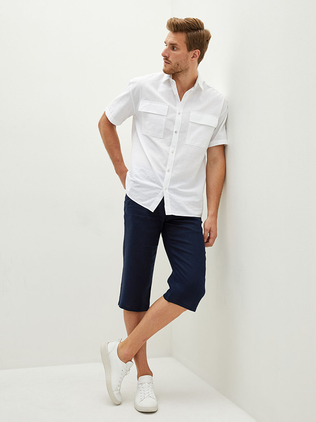 LCWAIKIKI Classic Standard Fit Bermuda Men's Shorts -S11260Z8-KUC