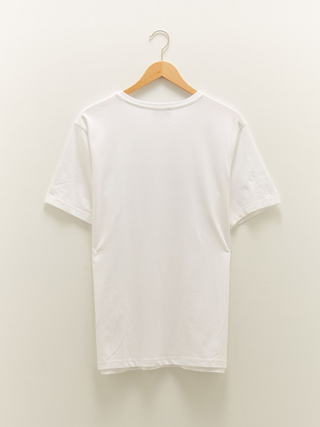 LCWAIKIKI Classic Crew Neck Short Sleeve Printed Combed Cotton Men's T-shirt -S11296Z8-K7U