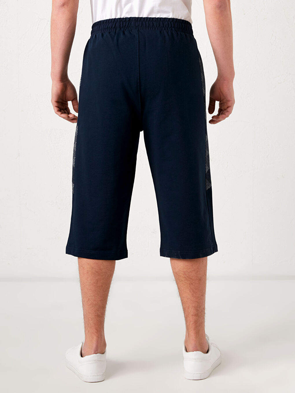 Lacivert Standart Kalıp Roller Erkek Şort-3