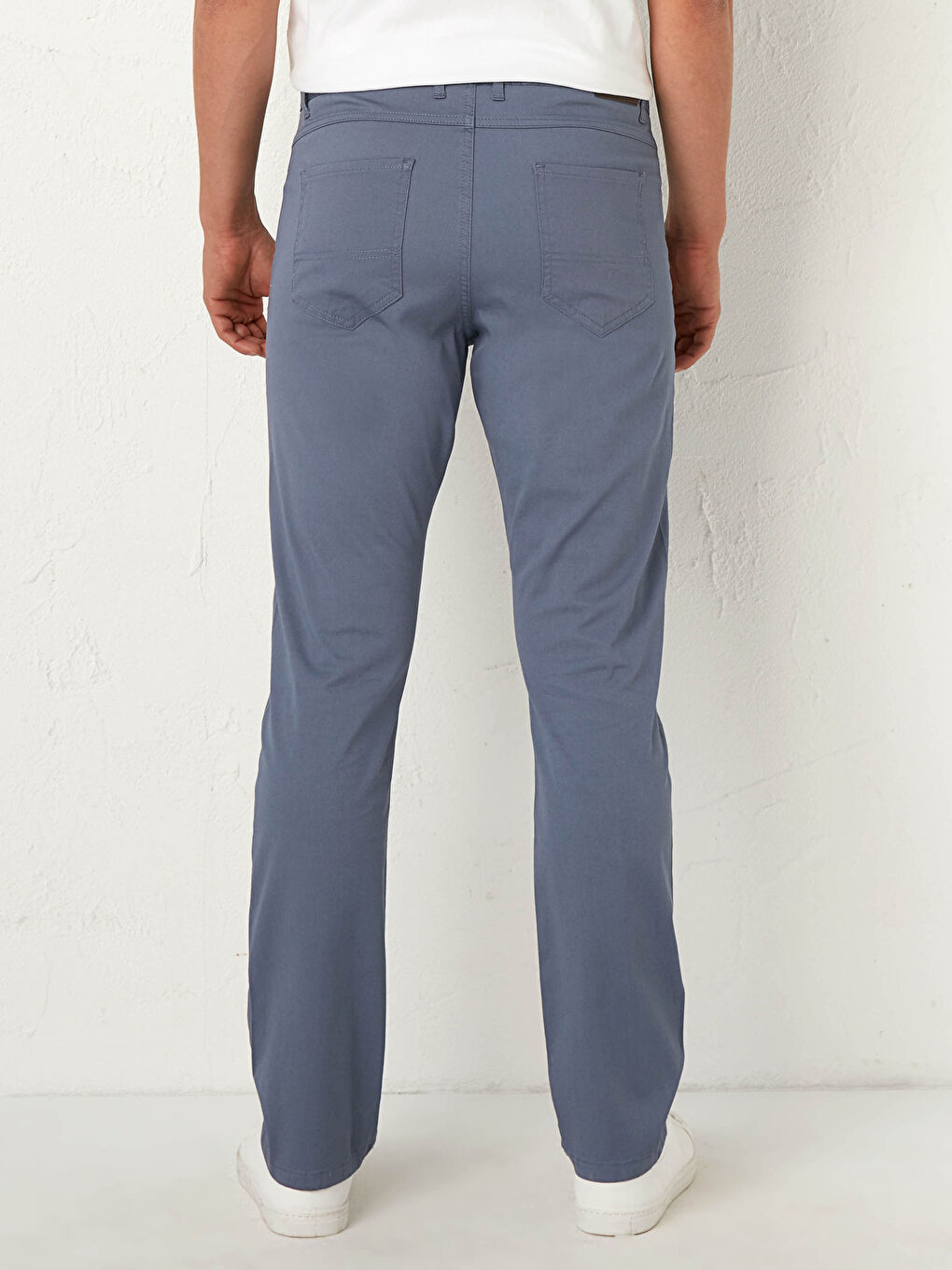 Mavi Standart Kalıp Gabardin Pantolon-3