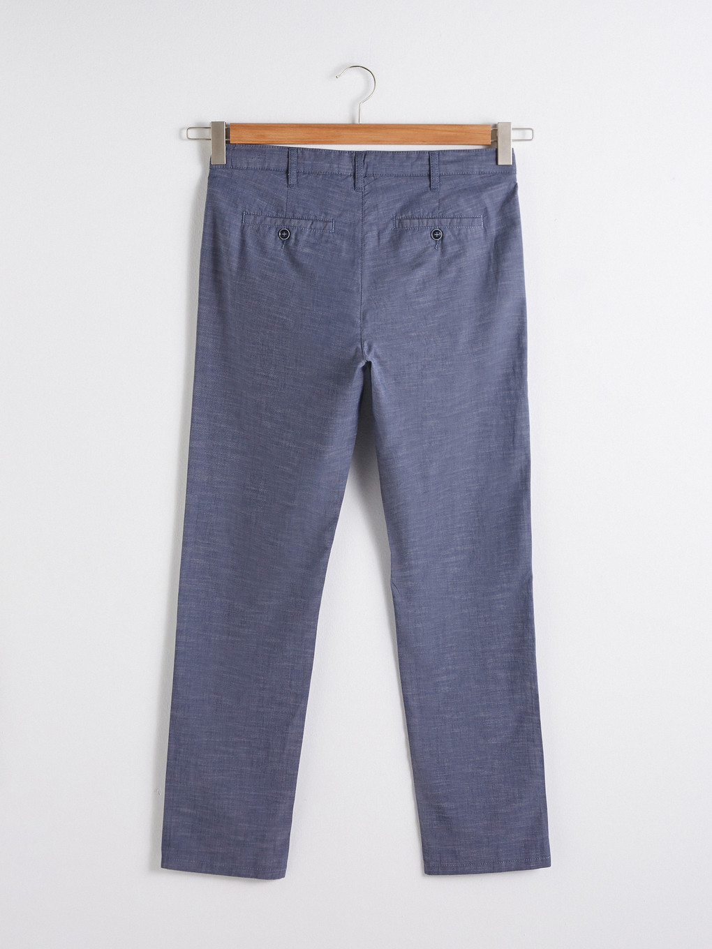İndigo Regular Fit Dokulu Erkek Pantolon-7