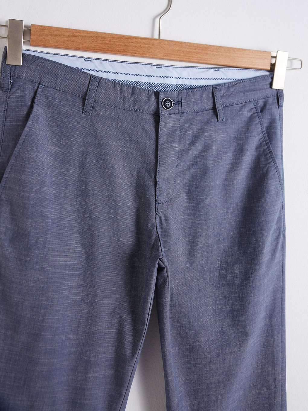 İndigo Regular Fit Dokulu Erkek Pantolon-8