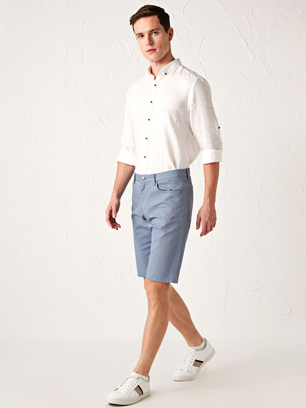 LCWAIKIKI Classic Standard Mold Dobby Shorts -S11347Z8-P2N