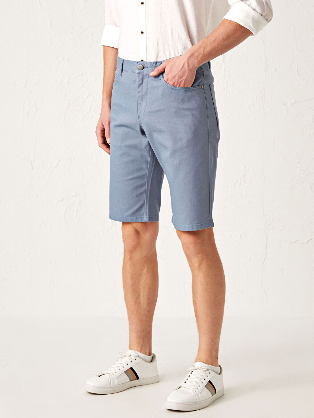 LCWAIKIKI Classic Standard Mold Dobby Shorts -S11347Z8-P2N
