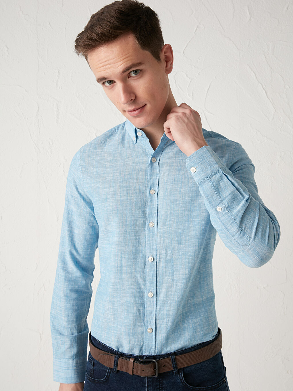 Slim Fit Long Sleeve Shirt
