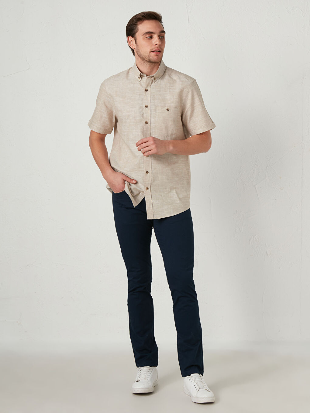 Regular Fit Short Sleeve Shirt-2