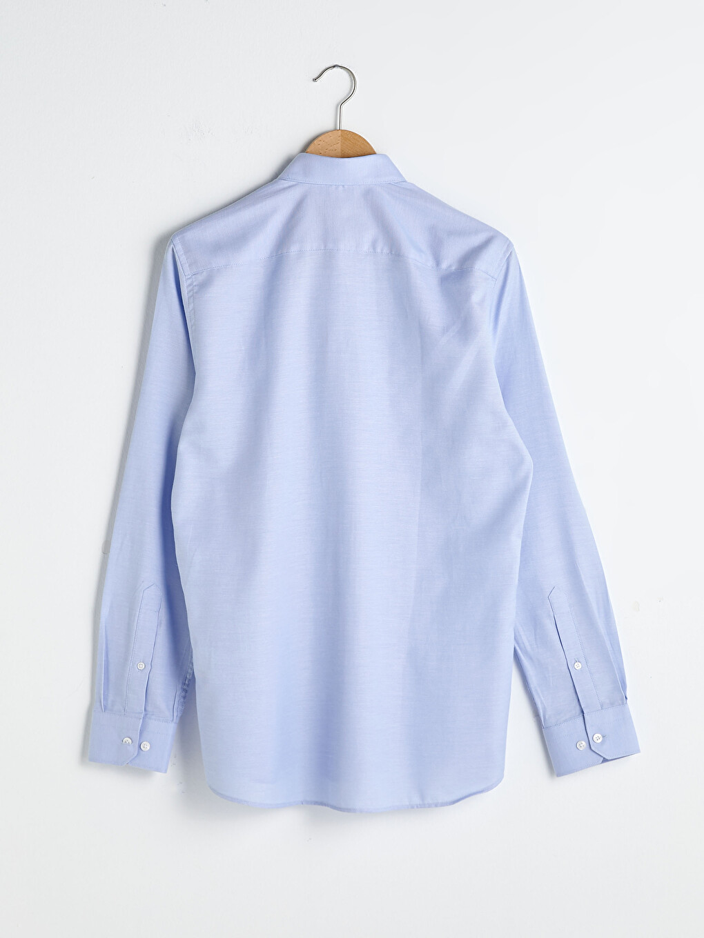 Cămașă Oxford Slim Fit cu Mânecă Lungă pentru Bărbați-8