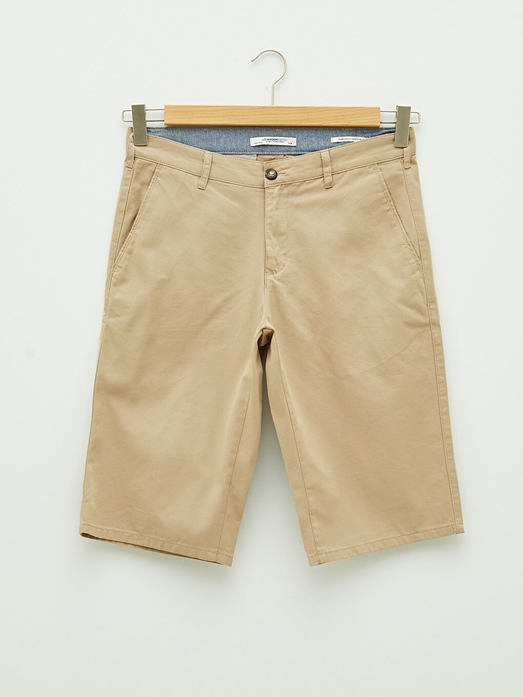 Standard Fit Gabardine Shorts-5
