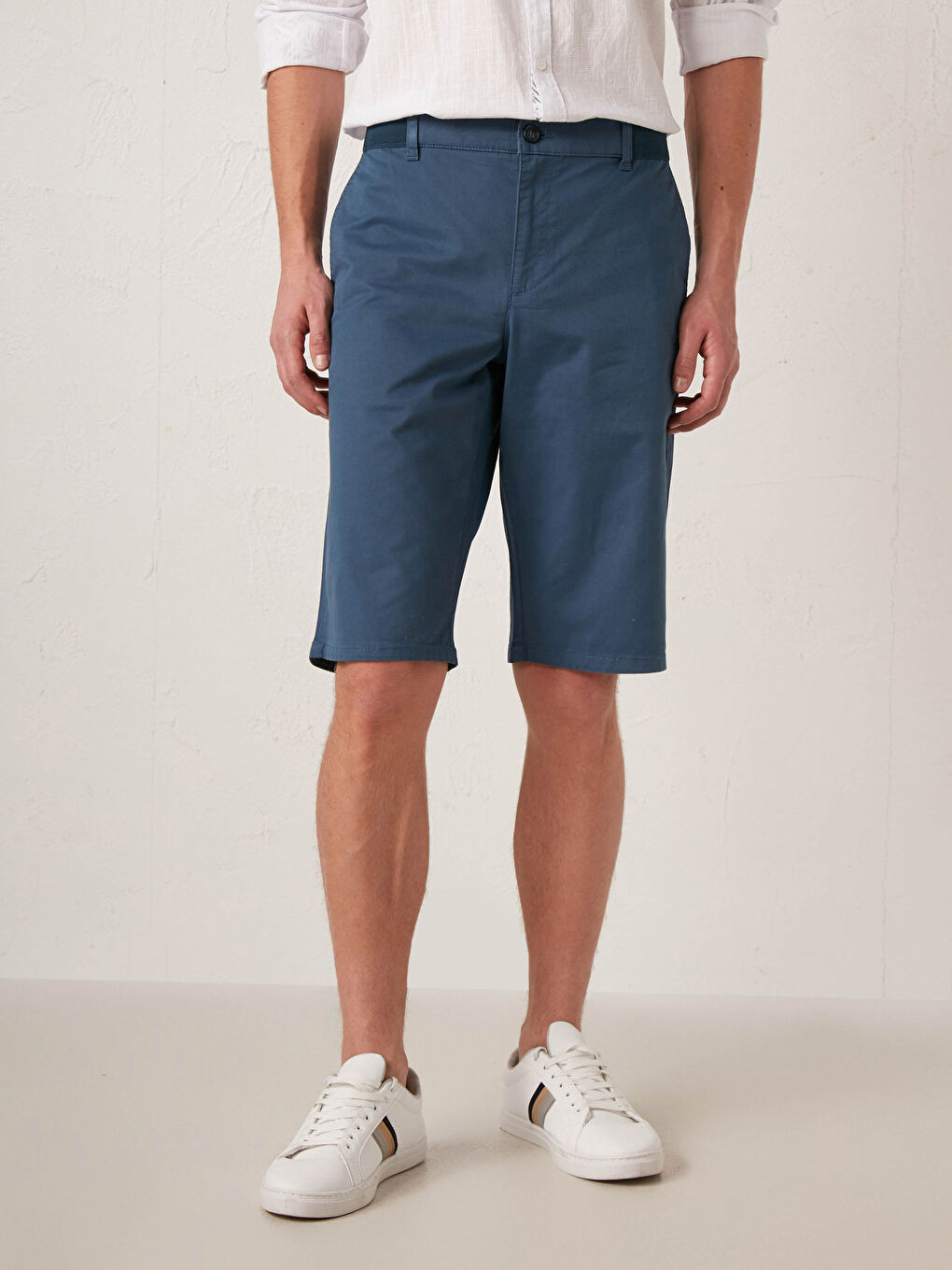 Opušteni kroj Keper Bermuda šorts-3