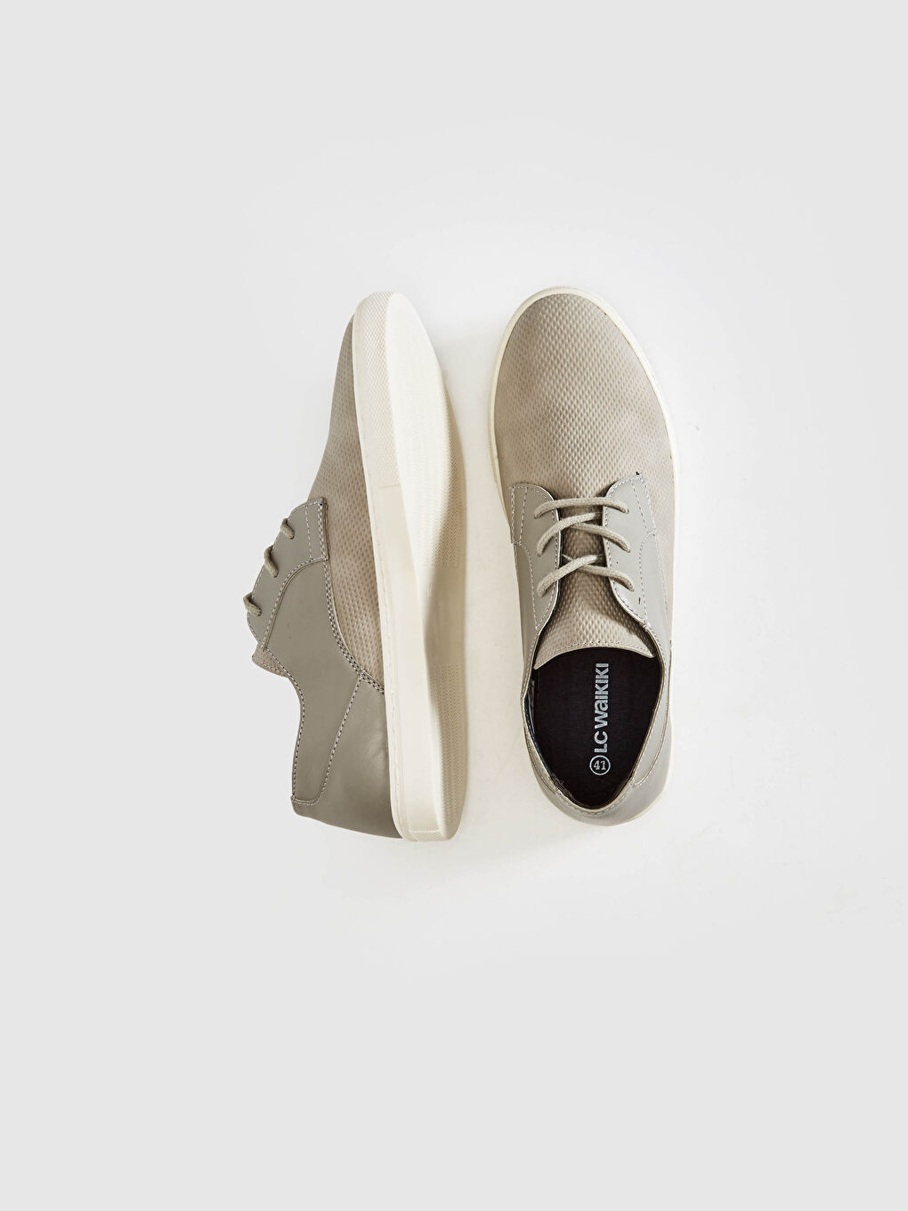 Gri Erkek Bağcıklı Klasik Ayakkabı-4