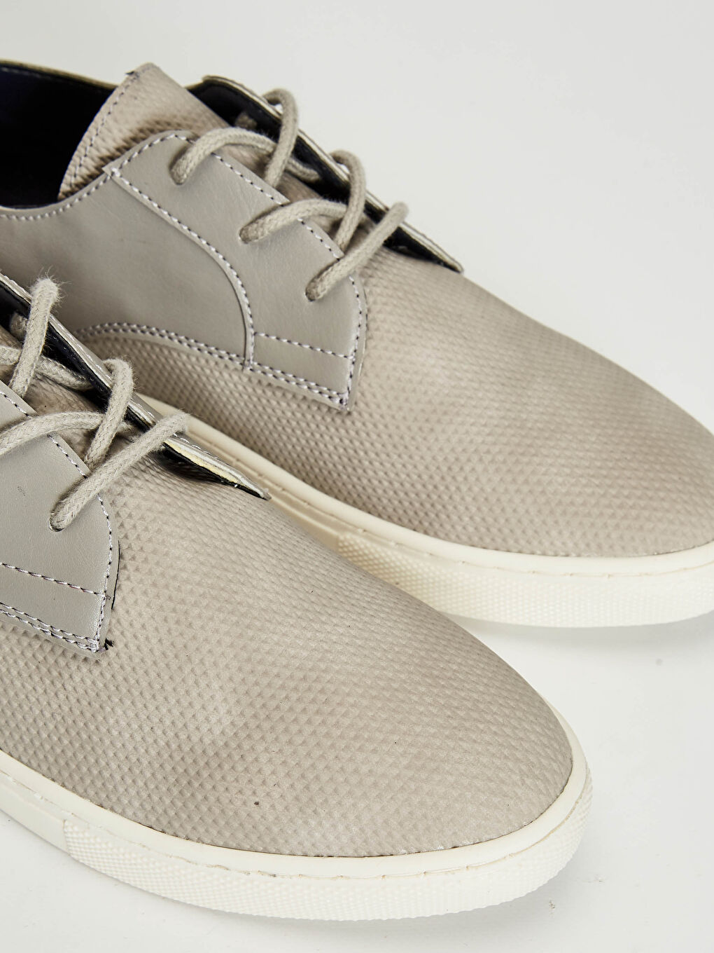 Gri Erkek Bağcıklı Klasik Ayakkabı-7