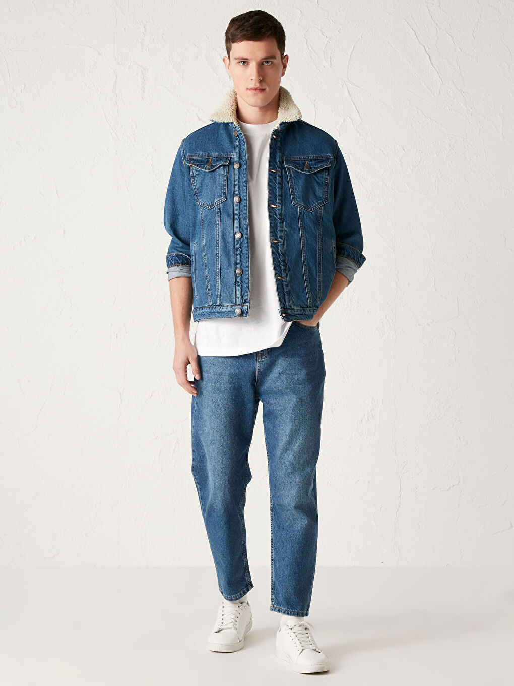 LCW Jeans Jeansjacke für Herren mit Pelz -S11572Z8-H45