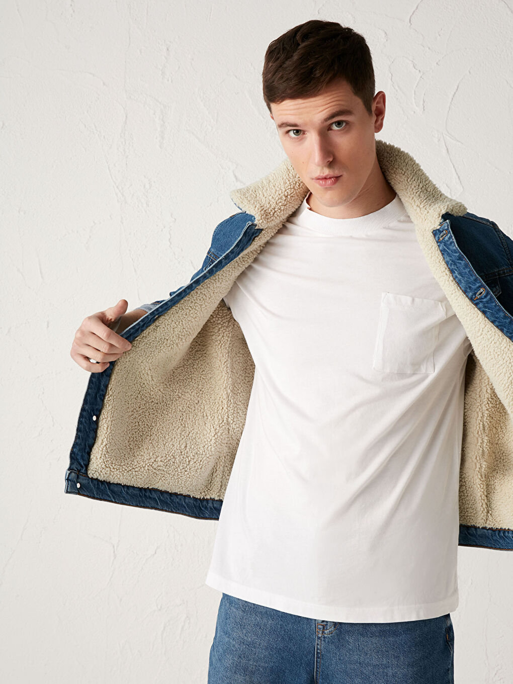 LCW Jeans Jeansjacke für Herren mit Pelz -S11572Z8-H45