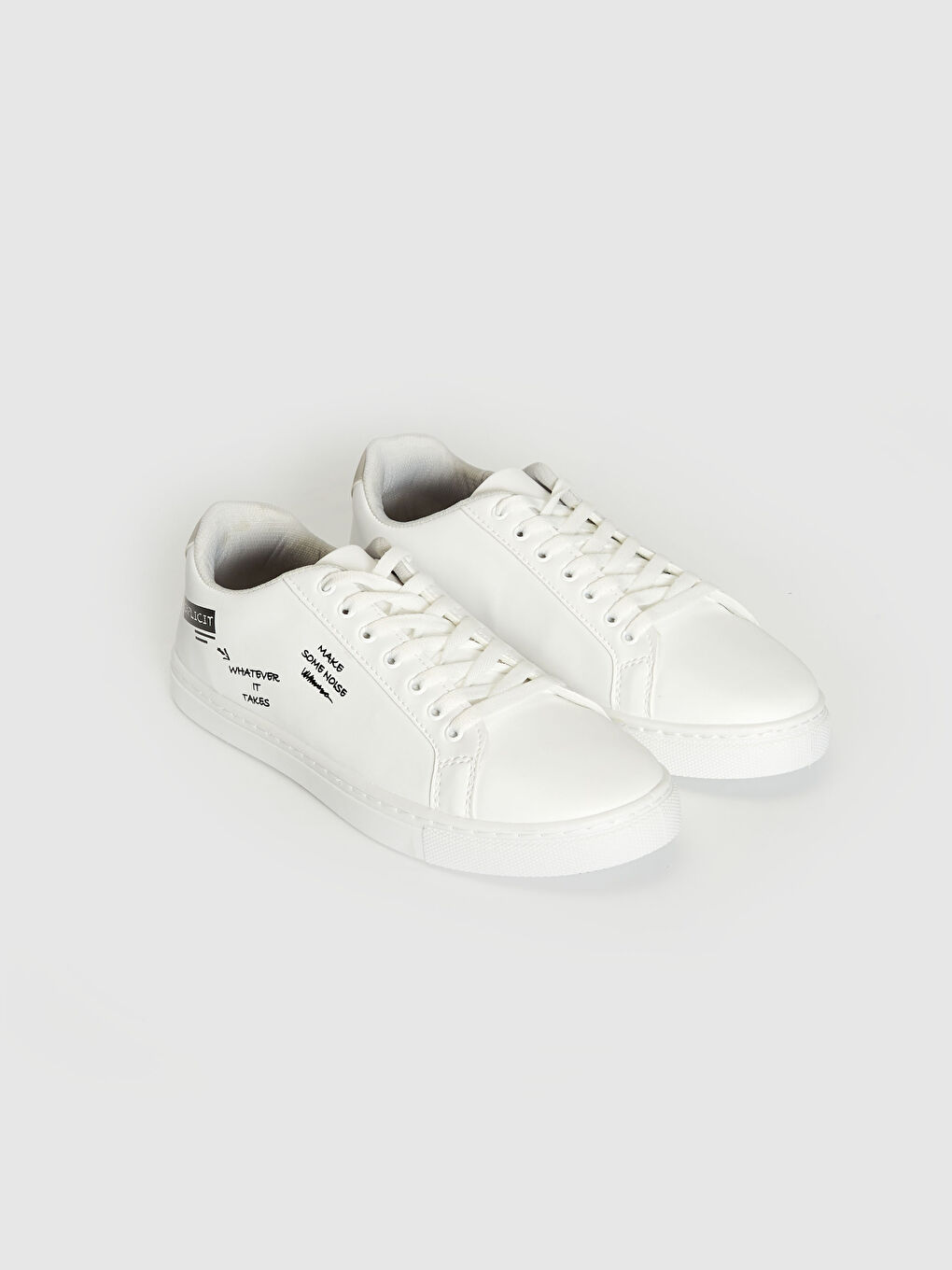 Beyaz Erkek Sneaker  -1